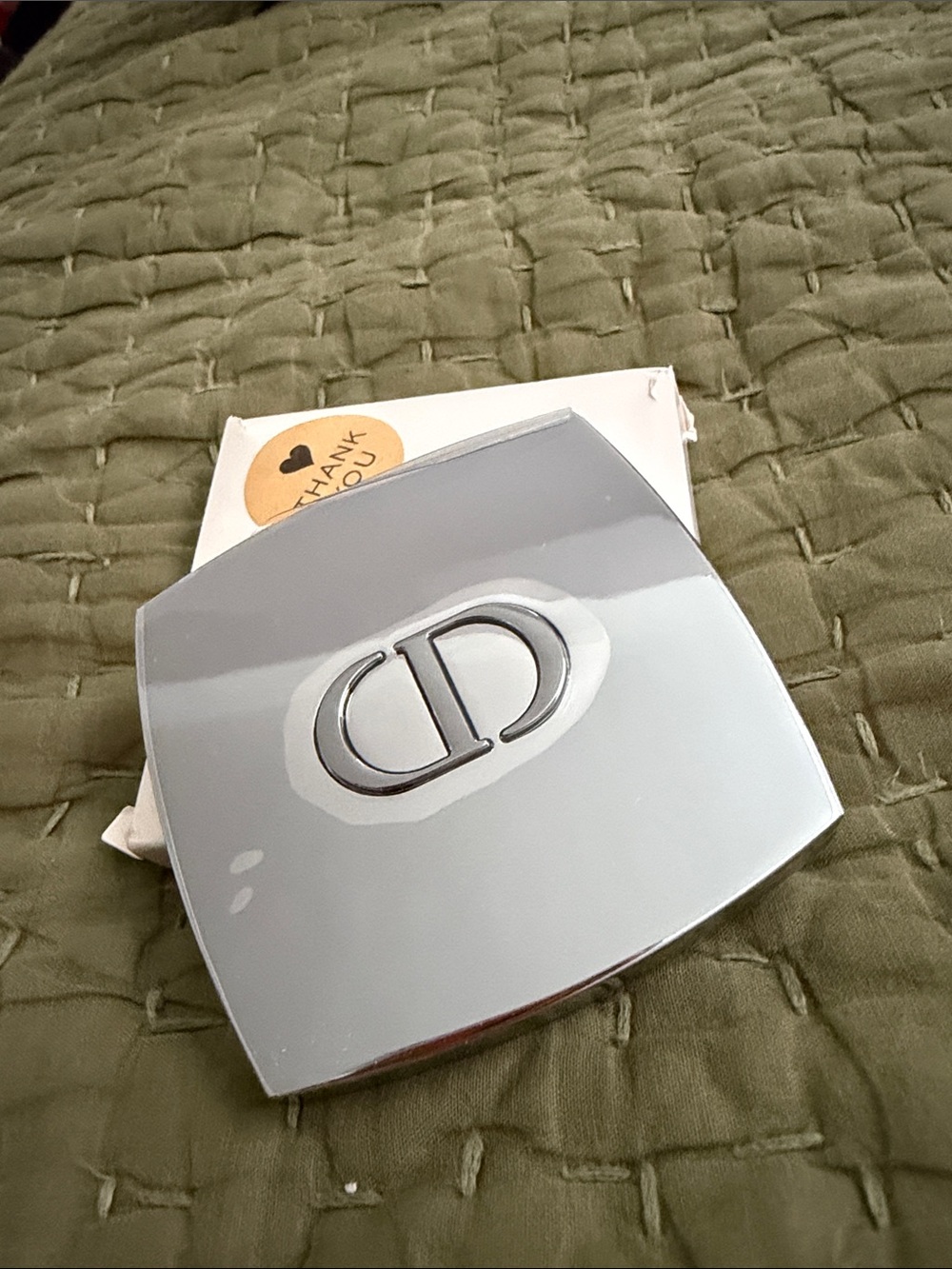 Dior Silver Compact Mirror NIB GWP